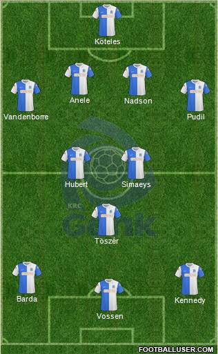 K Racing Club Genk football formation