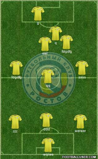 FC Rostov Formation 2011