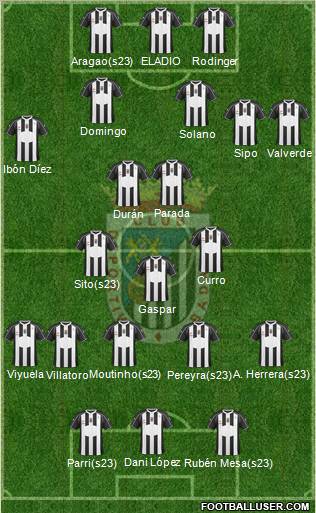 C.D. Badajoz S.A.D. Formation 2011