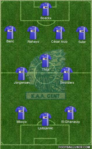 KAA Gent Formation 2011