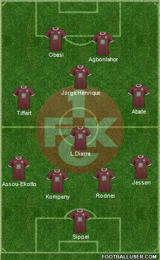 1.FC Kaiserslautern Formation 2011