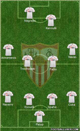 Sevilla F.C., S.A.D. Formation 2011