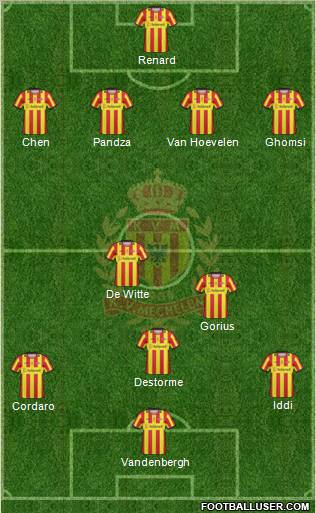 Yellow Red KV Mechelen Formation 2011