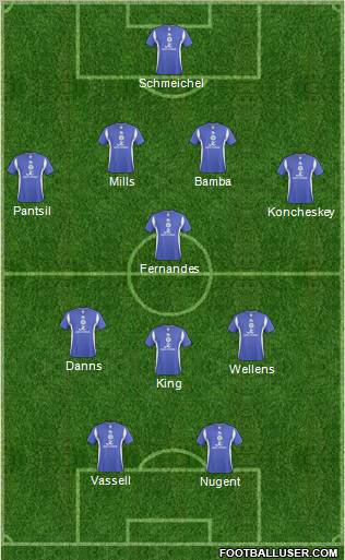 Leicester City football formation