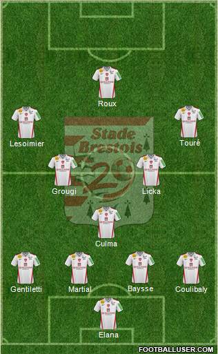 Stade Brestois 29 Formation 2011