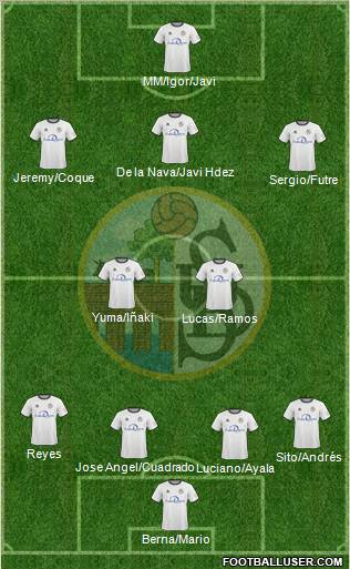 U.D. Salamanca S.A.D. Formation 2011