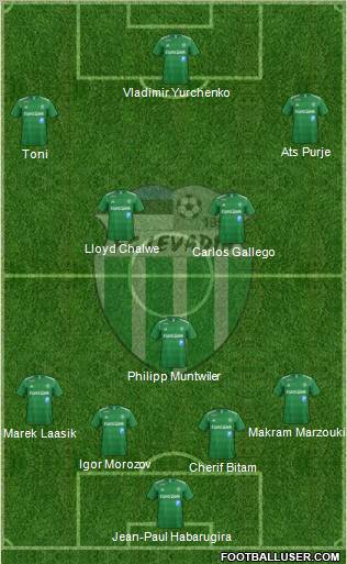 FC Levadia Tallinn Formation 2011