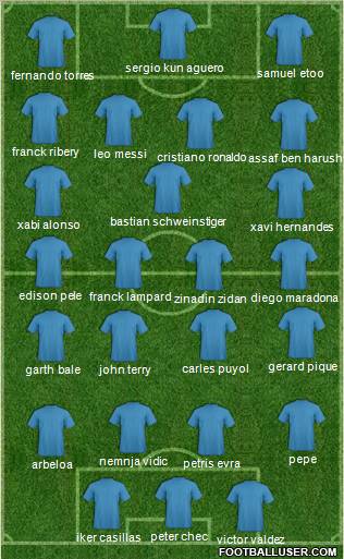 Pro Evolution Soccer Team Formation 2011