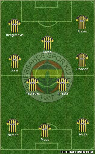 Fenerbahçe SK Formation 2011