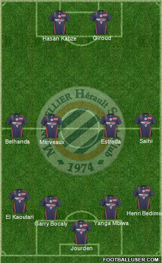 Montpellier Hérault Sport Club Formation 2011