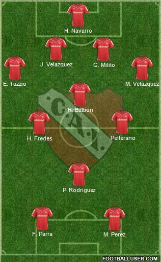 Independiente Formation 2011