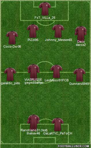 Colorado Rapids Formation 2011