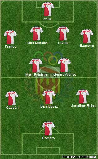 C.E. L'Hospitalet Formation 2011