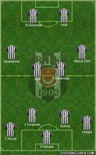 Besiktas JK Formation 2011