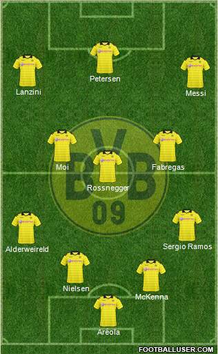Borussia Dortmund Formation 2011