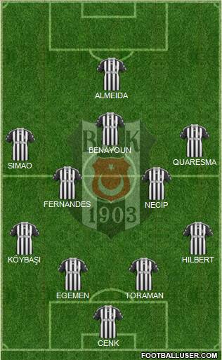 Besiktas JK Formation 2011
