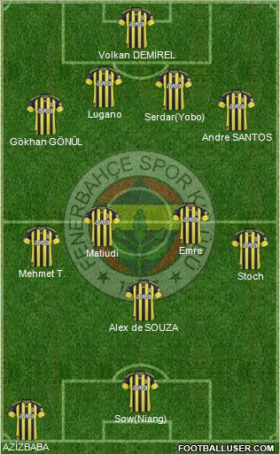 Fenerbahçe SK Formation 2011