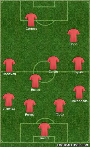 9 de Julio Formation 2011