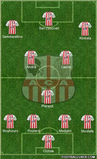 Athletic Club Ajaccien Football football formation