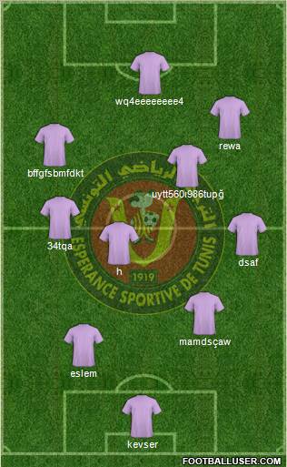 Espérance Sportive de Tunis football formation