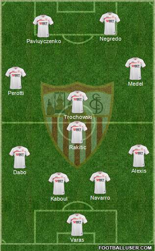 Sevilla F.C., S.A.D. Formation 2011