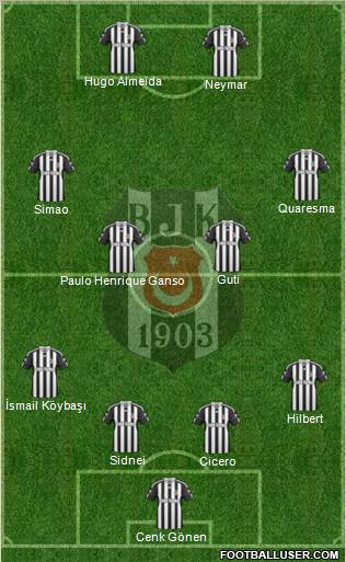 Besiktas JK Formation 2011