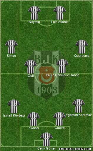 Besiktas JK Formation 2011