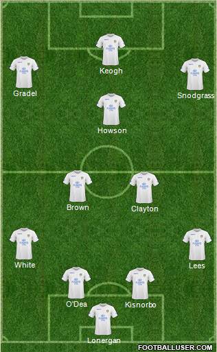 Leeds United Formation 2011