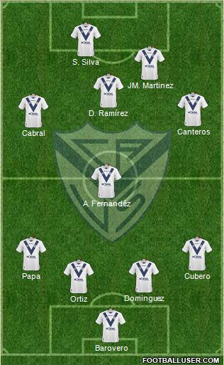 Vélez Sarsfield Formation 2011