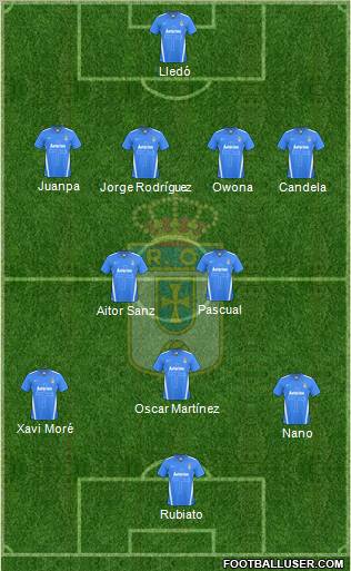 Real Oviedo S.A.D. Formation 2011