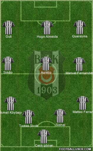 Besiktas JK Formation 2011