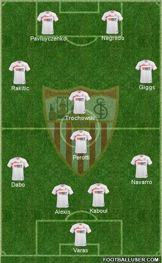 Sevilla F.C., S.A.D. Formation 2011
