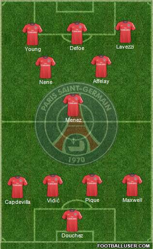 Paris Saint-Germain Formation 2011