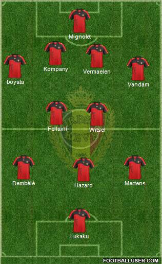 Belgium Formation 2011