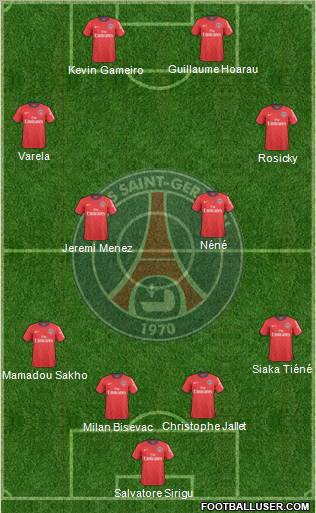 Paris Saint-Germain Formation 2011