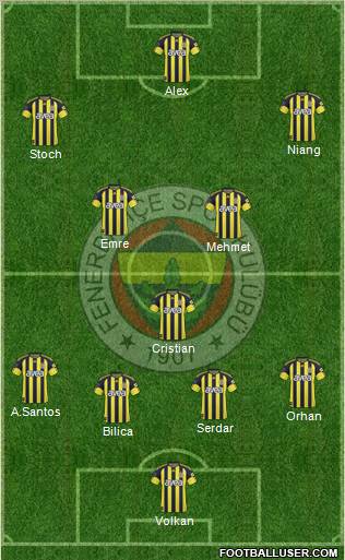 Fenerbahçe SK Formation 2011