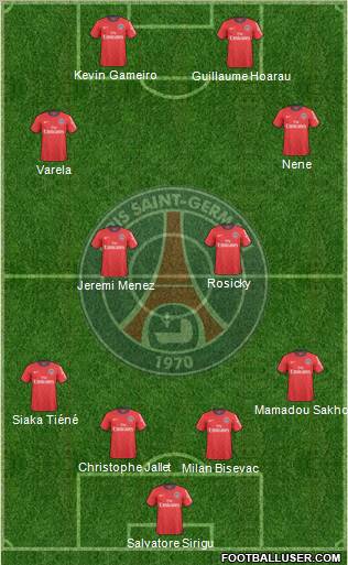 Paris Saint-Germain Formation 2011