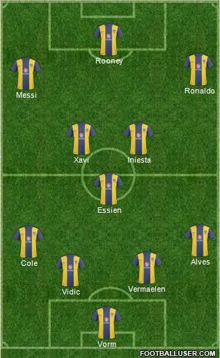 Oxford United Formation 2011
