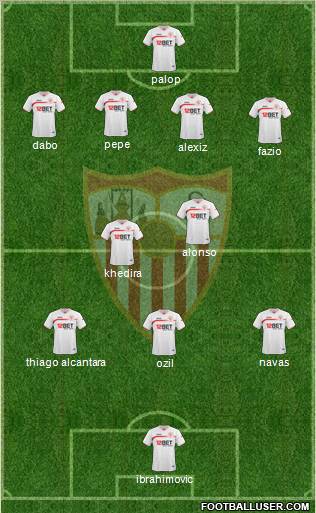 Sevilla F.C., S.A.D. Formation 2011