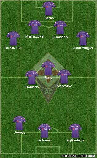 Fiorentina Formation 2011