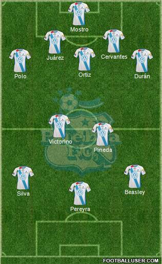 Club Puebla de la Franja football formation