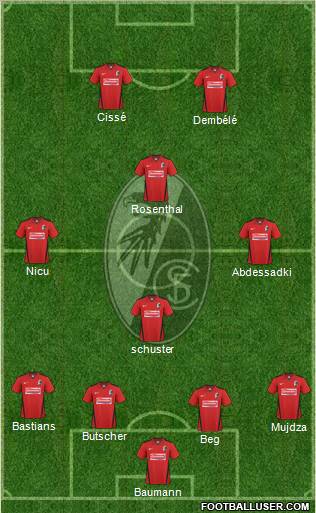 SC Freiburg Formation 2011