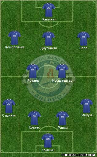 Dnipro Dnipropetrovsk Formation 2011