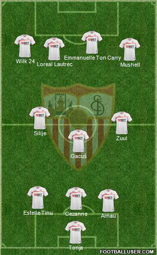 Sevilla F.C., S.A.D. Formation 2011