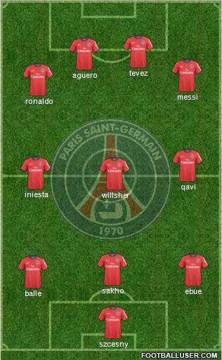 Paris Saint-Germain Formation 2011