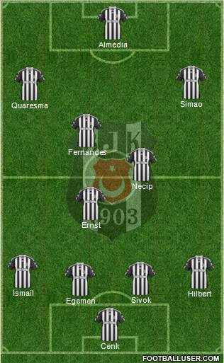 Besiktas JK Formation 2011