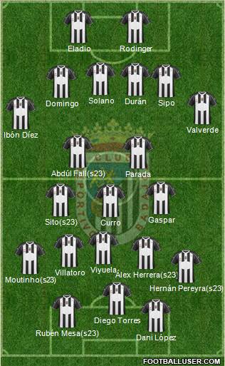 C.D. Badajoz S.A.D. Formation 2011