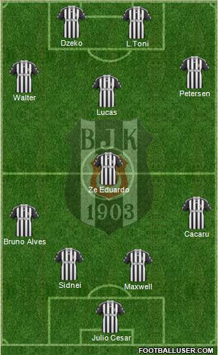 Besiktas JK Formation 2011
