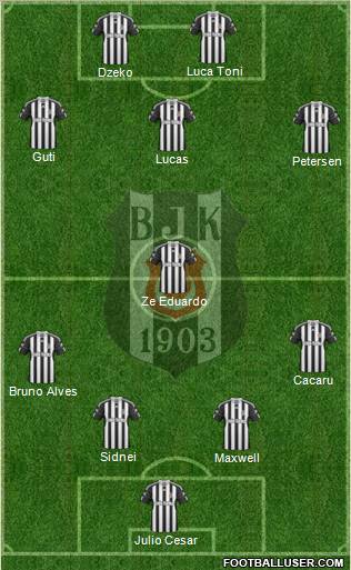Besiktas JK Formation 2011