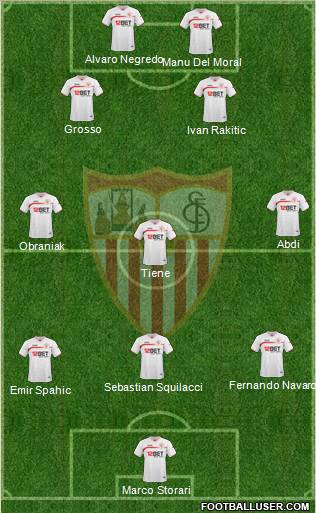 Sevilla F.C., S.A.D. Formation 2011